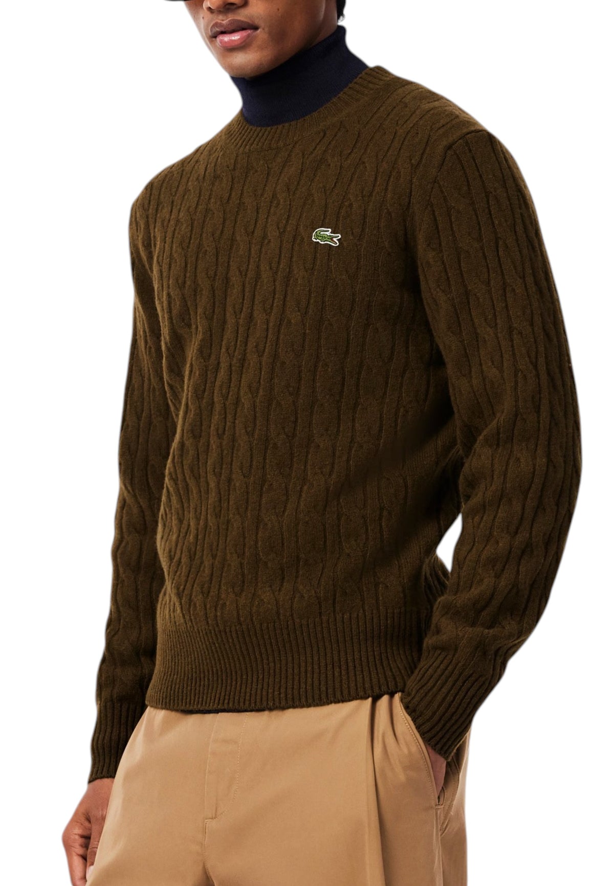 MAGLIONI E POLO Marrone Lacoste