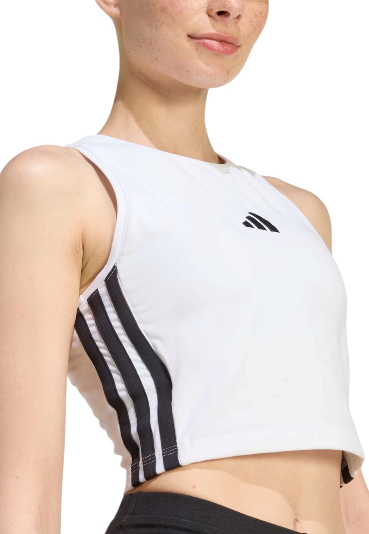 TOP PALESTRA Bianco/nero Adidas