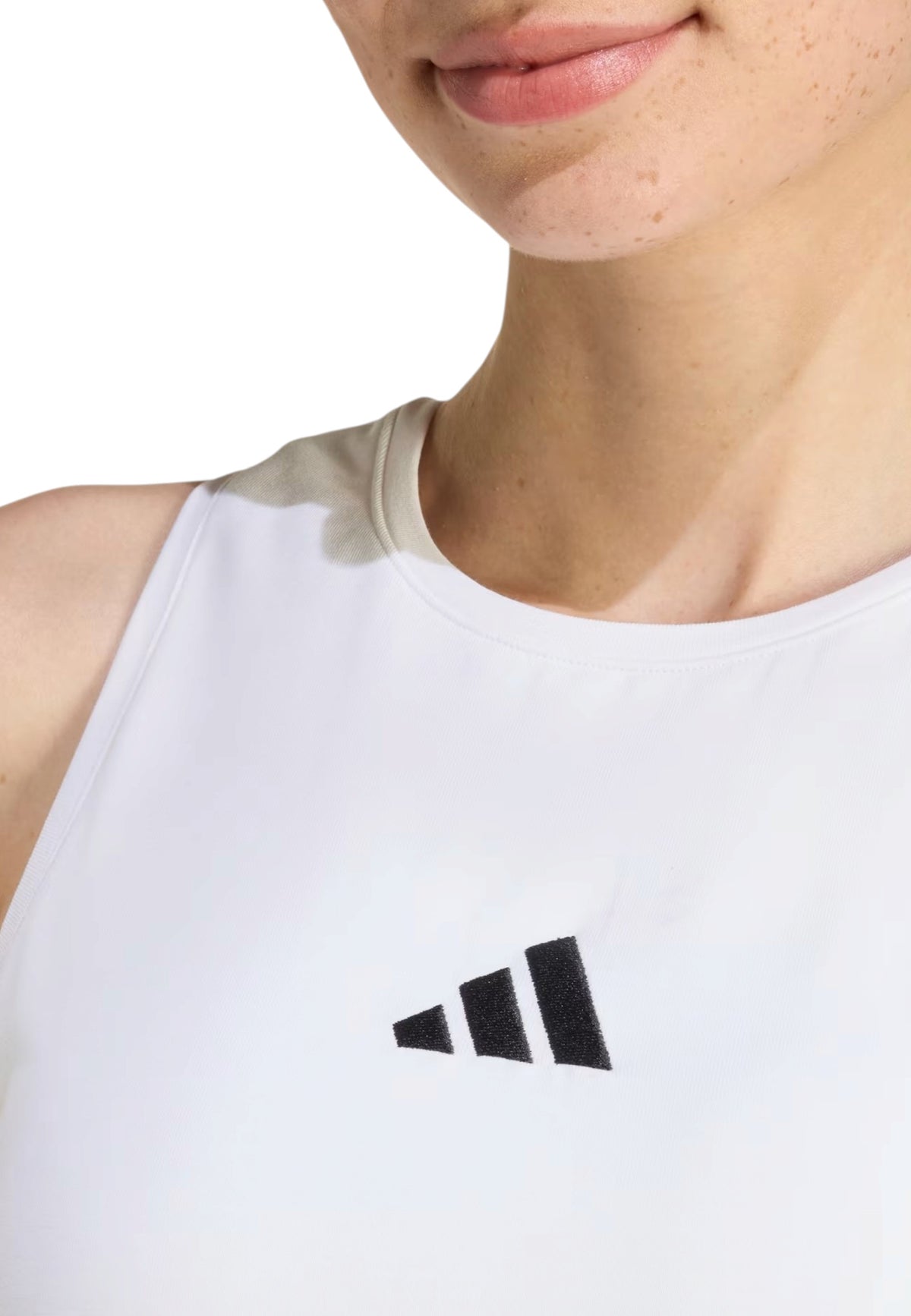 TOP PALESTRA Bianco/nero Adidas