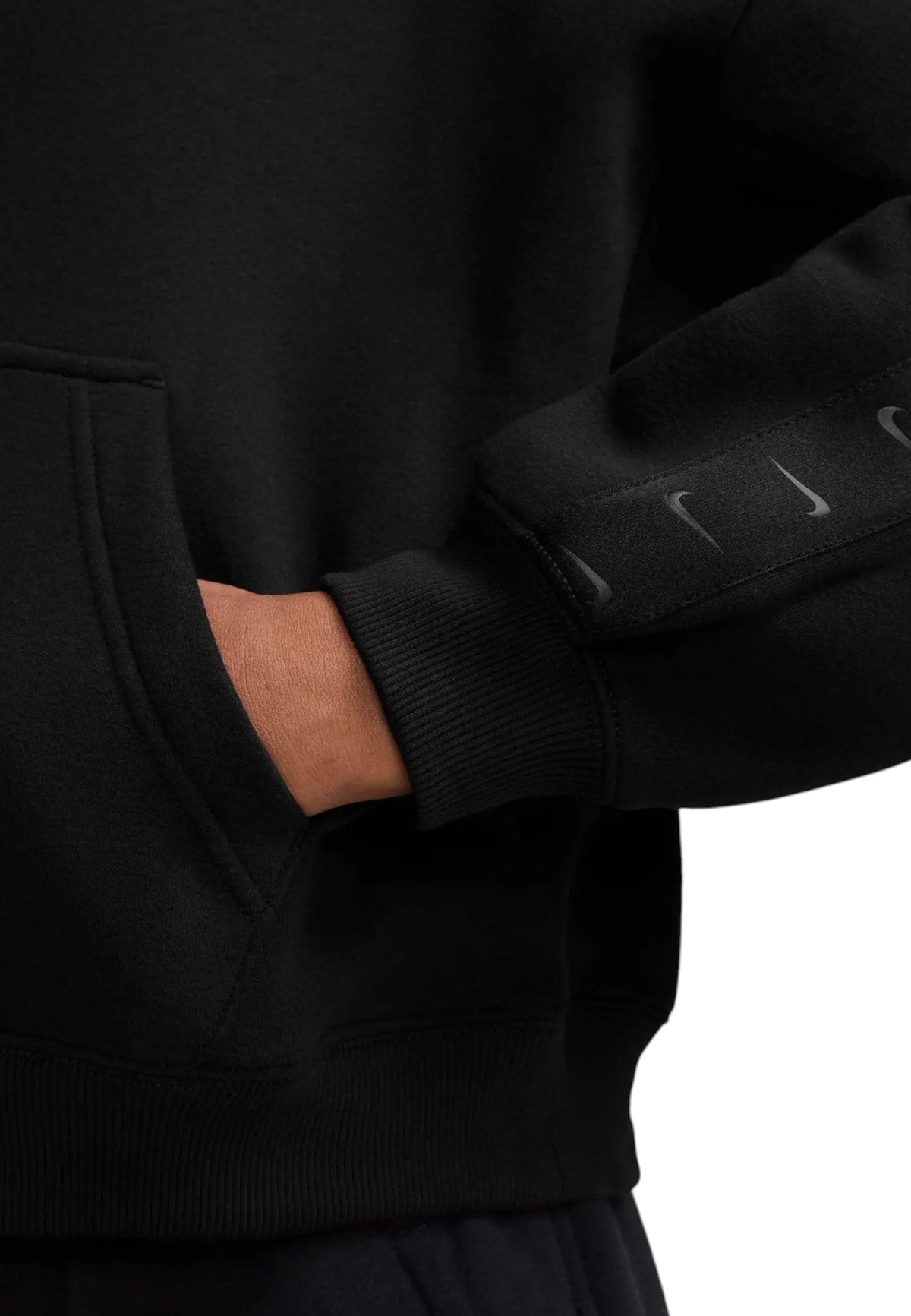 FELPE Nero/argento Nike