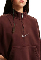 FELPE Bordeaux/argento Nike