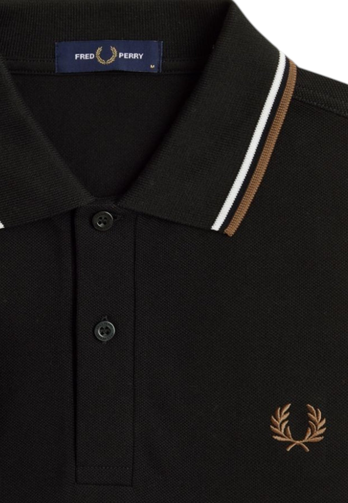 MAGLIONI E POLO Nero/beige Fred Perry