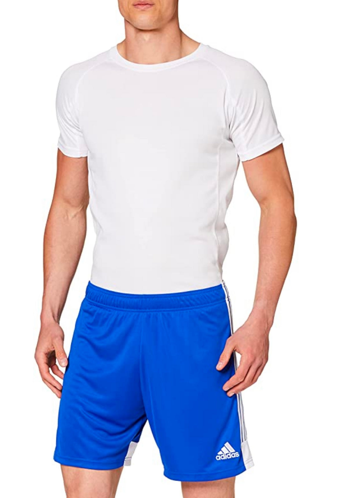 PANTALONCINI Azzurro/bianco Adidas